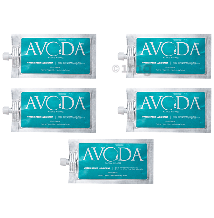 Avoda Water Based Lubricant (20ml Each) Buy combo pack of 5.0 Packs at