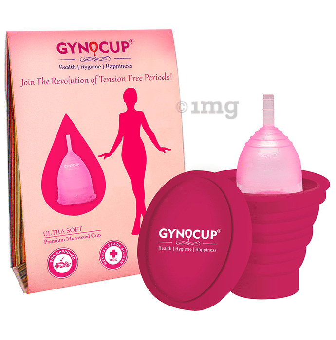 Gynocup Combo Pack of Reusable Menstrual Cup for Women (Medium