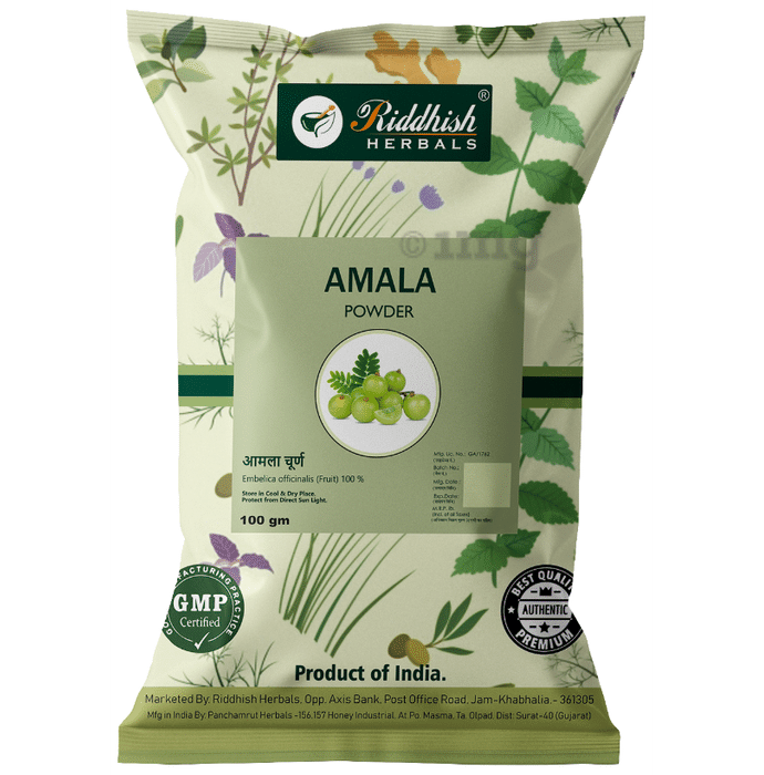 Riddhish Herbals Amala Powder(100gm Each)