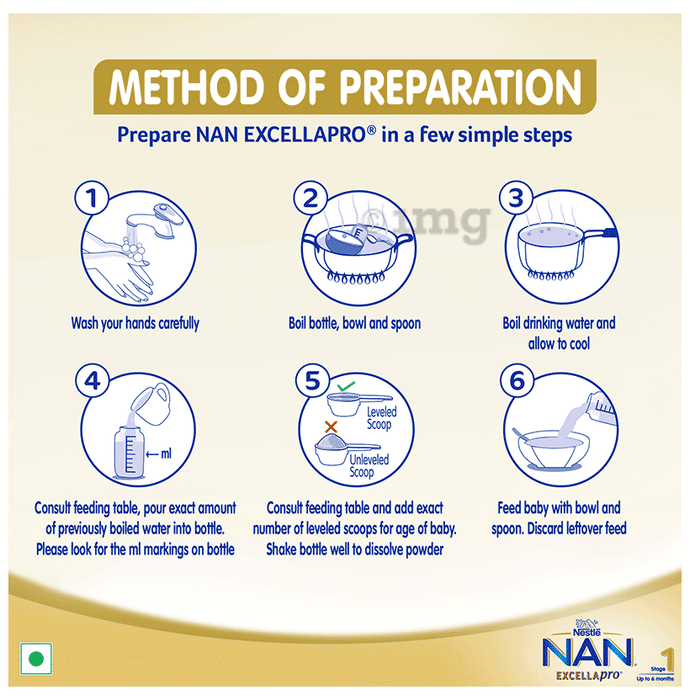 Nestle Nan Excella Pro 1 Infant Formula With Probiotics DHA