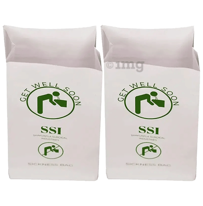 Shakuntla Shakuntla Absorbent Vomiting/Sickness Bag | Its Converted Liquid into Gel (Absorbent Capacity 600-750ml)