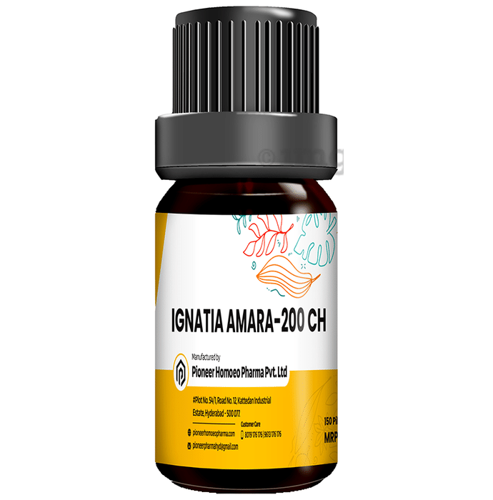 Pioneer Pharma Ignatia Amara Globules Pellets Multidose Pills 200 CH