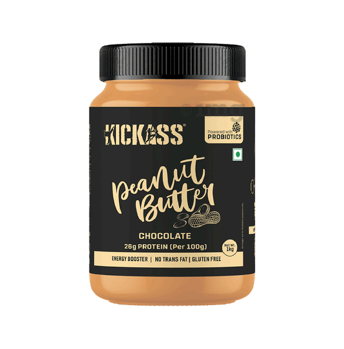 Kickass Peanut Butter Chocolate Buy jar of 1 kg Powder at best price