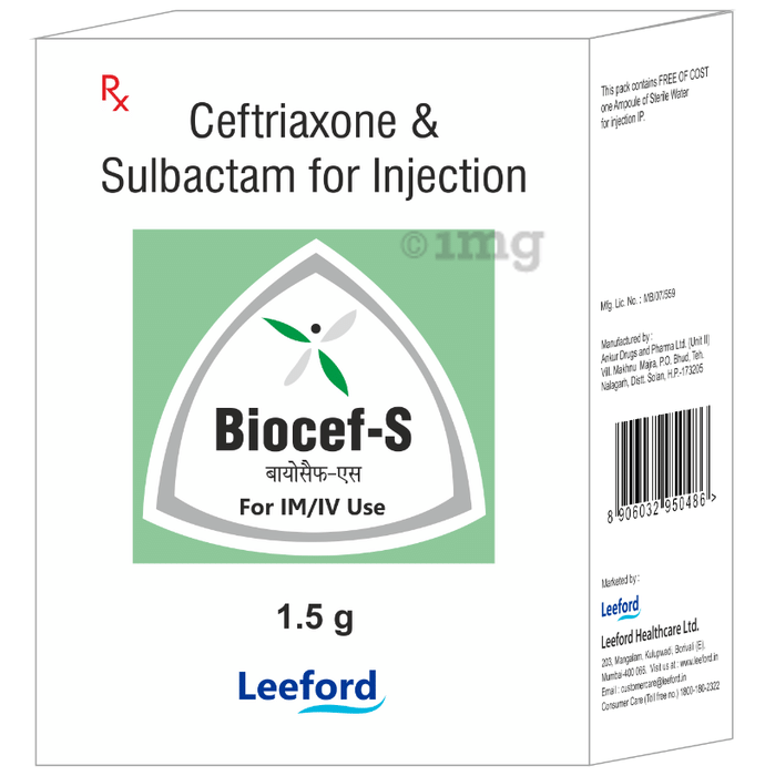 Biocef-S 1.5gm Injection
