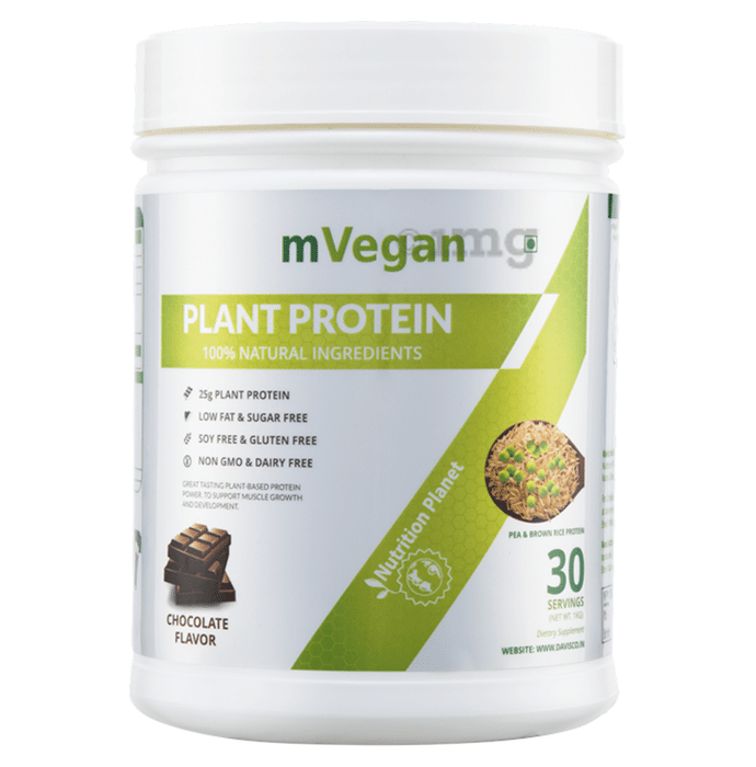 Nutrition Planet mVegan Plant Protein Powder Chocolate