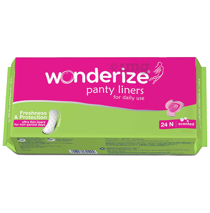 Wonderize Ultra Thin Panty Liners for Daily Use