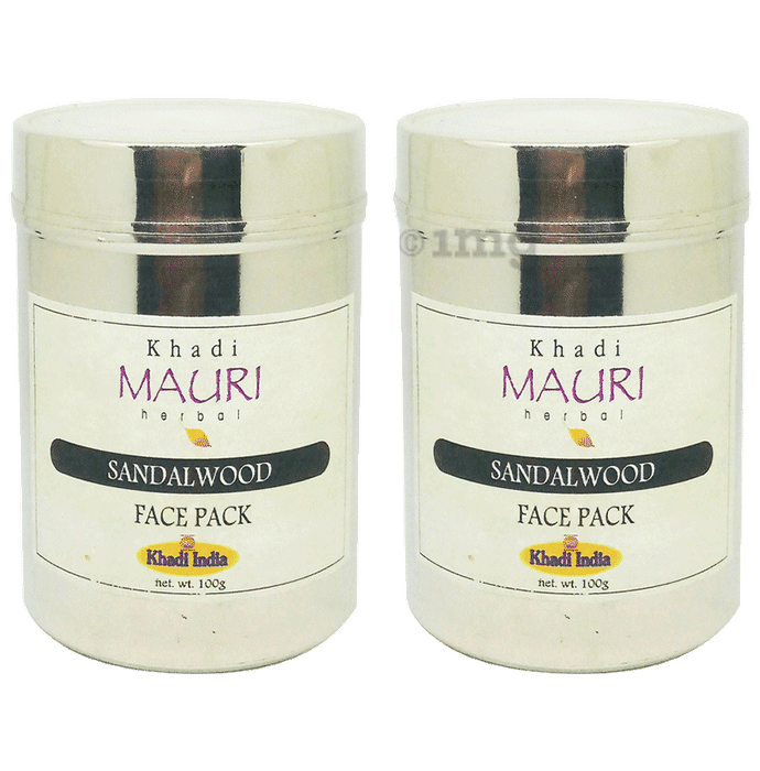 Khadi Mauri Herbal Sandalwood Face Pack(100gm Each)