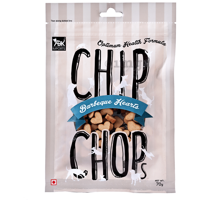 Chip Chops Barbeque Hearts (70gm Each)