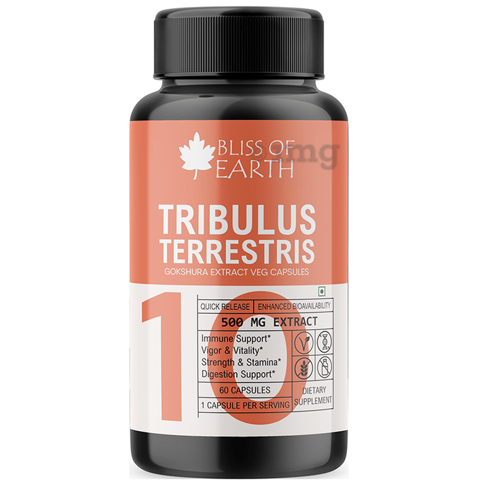 Bliss of Earth Tribulus Terrestris 500mg Capsule