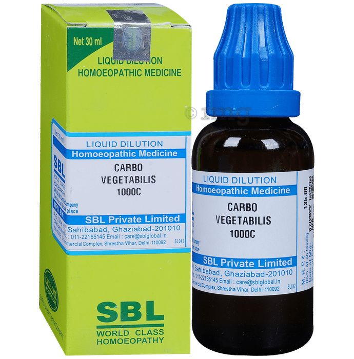 SBL Carbo Vegetabilis Dilution 1000 CH