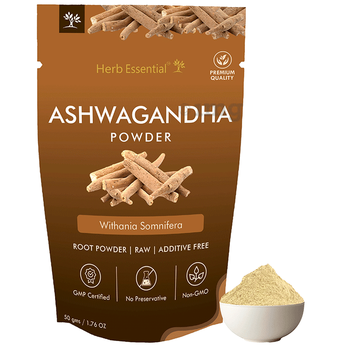 Herb Essential Ashwagandha (Withania Somnifera) Root Powder