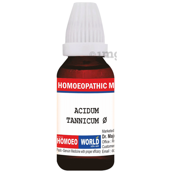 Dr. Majumder Homeo World Acidum Tannicum Q Mother Tincture (30 ml Each)