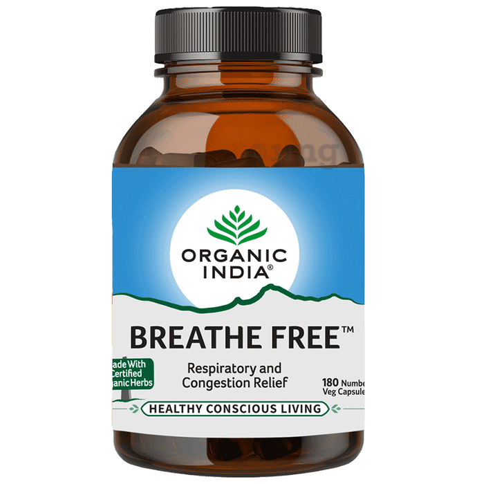 Organic India Breathe Free Veg Capsule