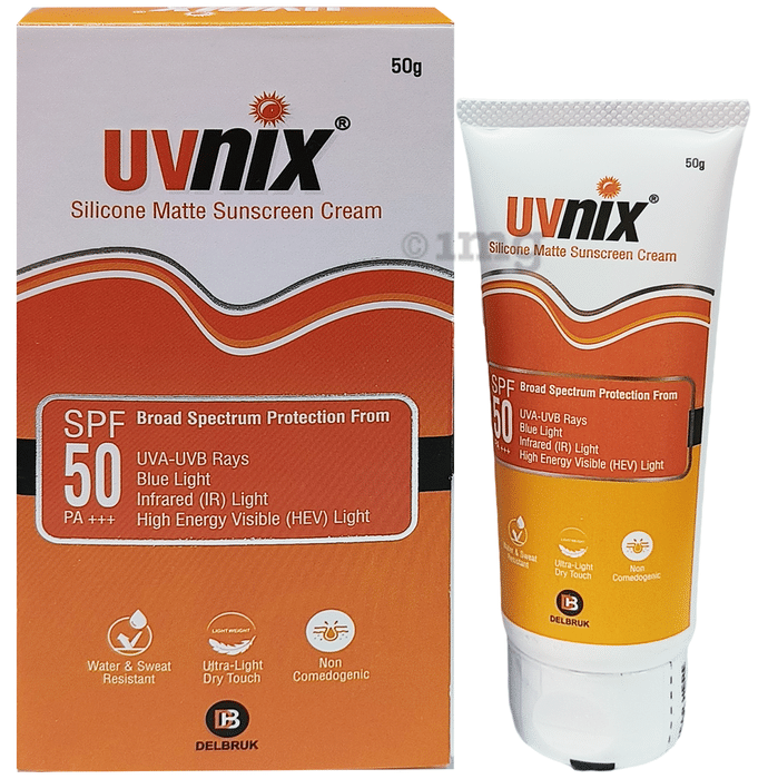 UVNIX Silicone Matte Sunscreen Cream SPF 50 PA+++