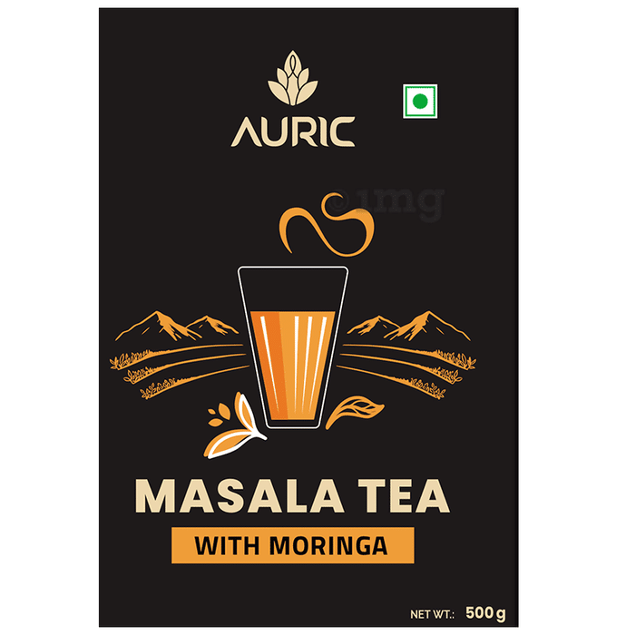 Auric Kadak Moringa Masala Black Tea with Real Spices  for Immunity Boost (500gm Each)