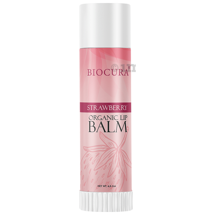 Biocura Organic Lip Balm Strawberry