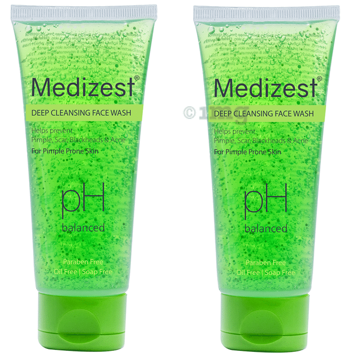 Medizest Deep Cleansing Face Wash (100ml Each)