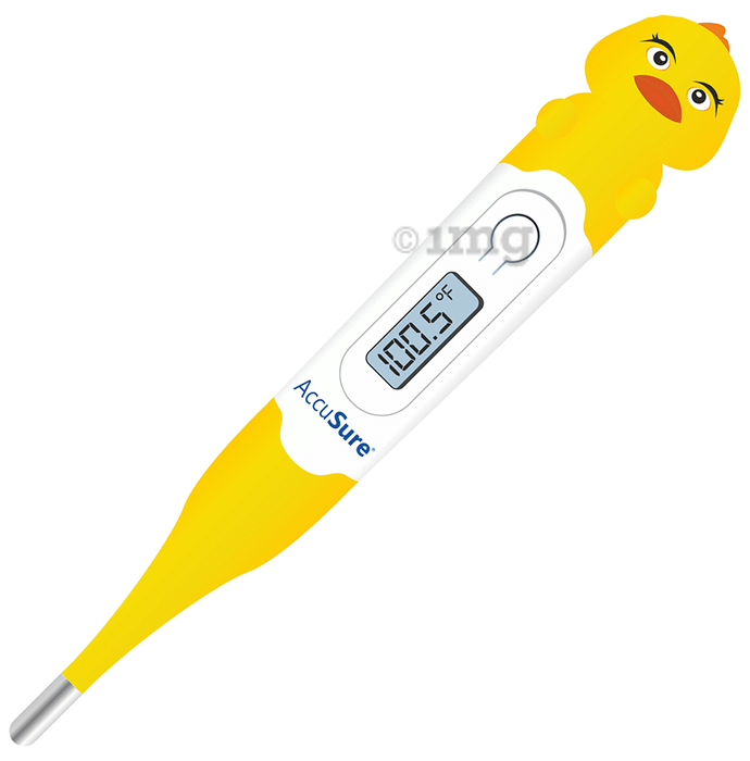 AccuSure Instant Flexible Digital Thermometer Kids Duck Design