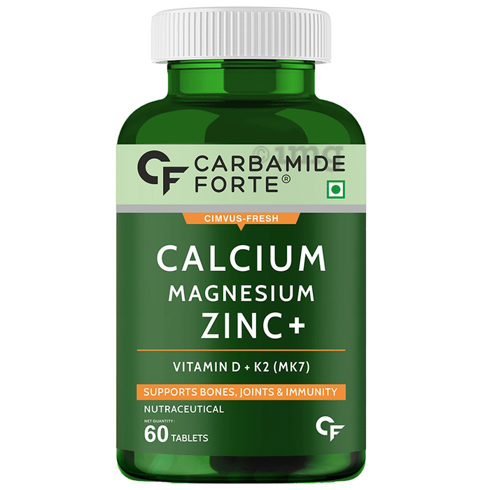 Carbamide Forte Calcium, Magnesium & Zinc + | For Bones, Joints & Immunity | Tablet