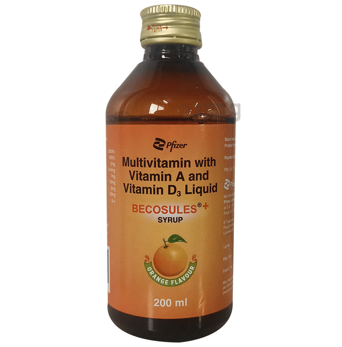 Becosules Plus Syrup Orange