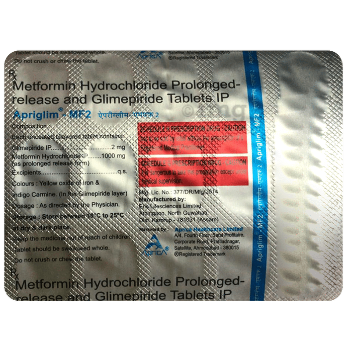 Apriglim-MF 2 Tablet PR