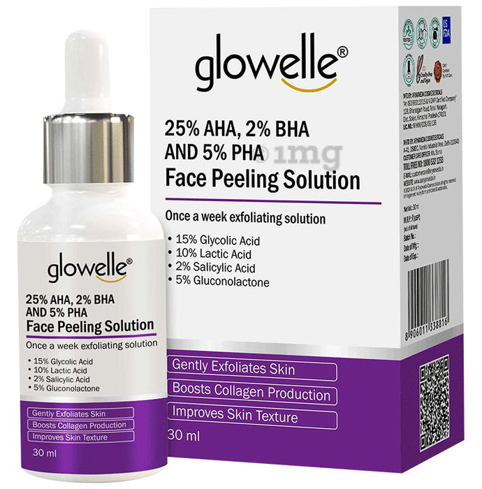 Glowelle 25% AHA ,2% BHA ,5% PHA Face Peeling Solution