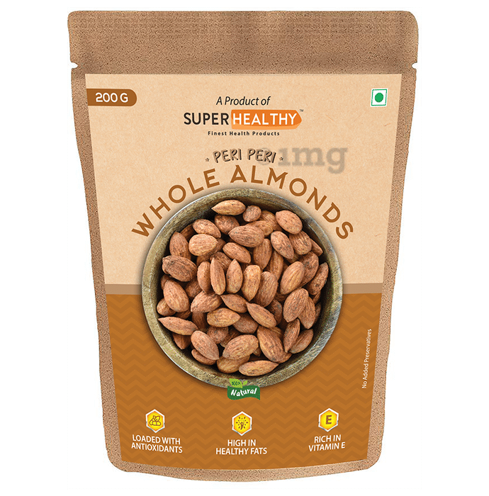 Super Healthy Peri Peri Whole Almonds