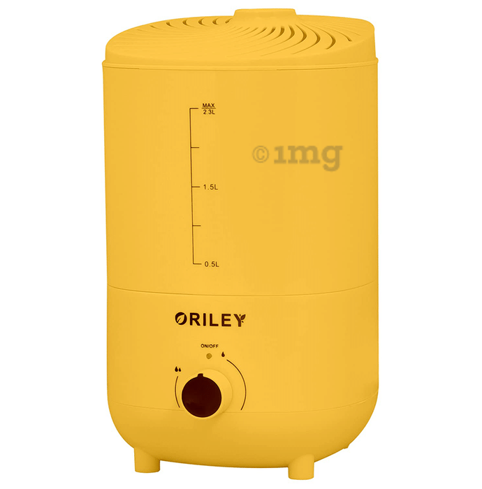 Oriley 2111C Ultrasonic Cool Mist Humidifier Solid Yellow