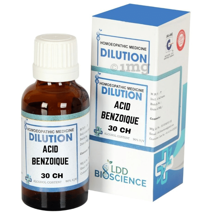 LDD Bioscience Acid Benzoique Dilution 30 CH