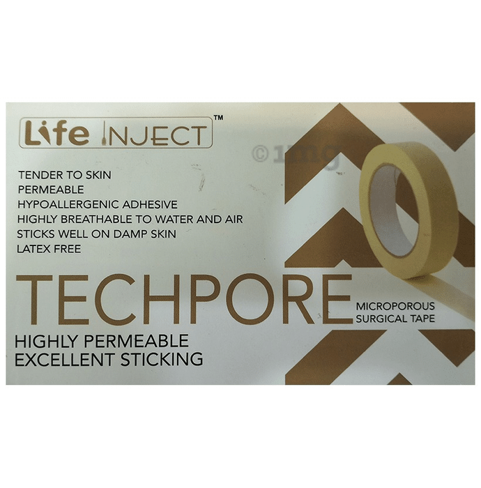 Life Inject Techpore Life Inject Micropore Tape 2.5cm x 9.1m