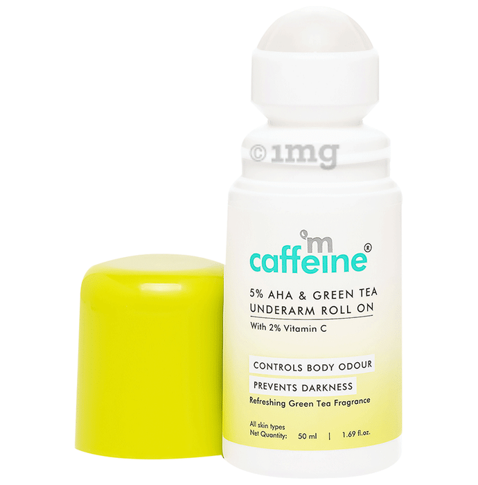 mCaffeine 5% AHA % & Green Tea Underarm Roll On