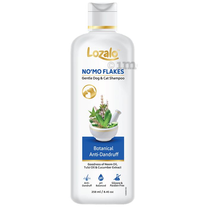 Lozalo Nomo Flakes Gentle Dog & Cat Shampoo (250ml Each) Anti-Dandruff