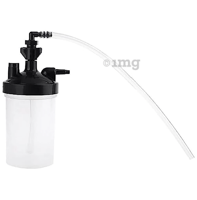 Mowell Humidifier Bottle with Connector for Oxygen White