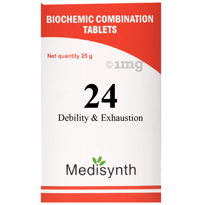 Medisynth Bio-chemic Combination No.24 Debility & Exhaustion