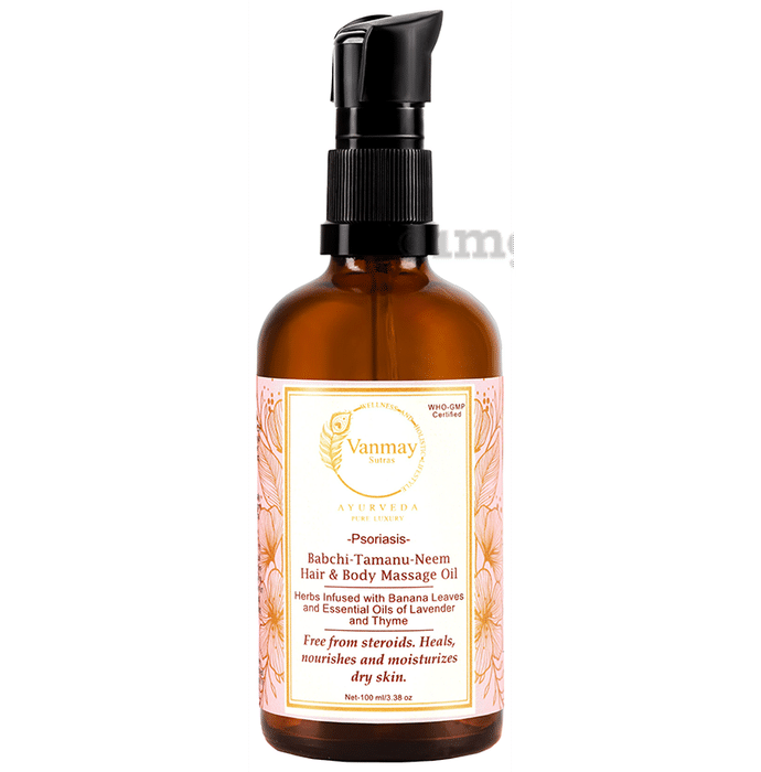Vanmay Sutra Babchi - Tamanu - Neem Hair & Body Massage Oil