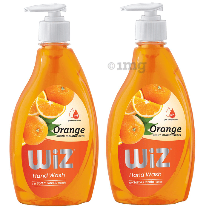 Wiz pH Balanced Hand Wash (450ml Each) Orange