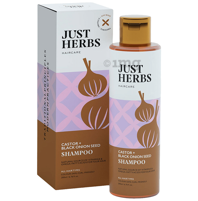 Just Herbs Shampoo Castor + Black Onion Seed