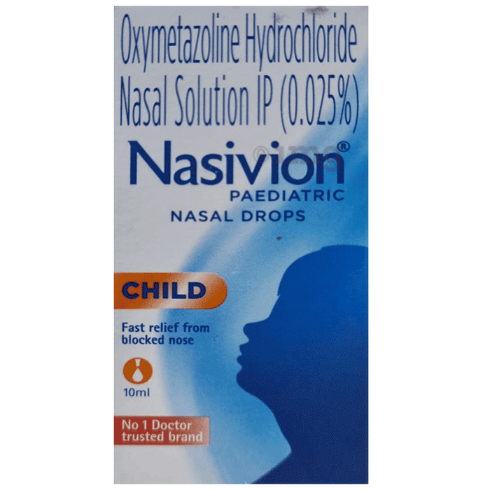 Nasivion 0.025% Paediatric Nasal Drops Child