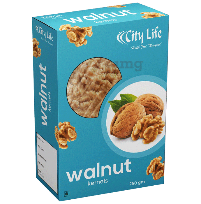 City Life Walnut Kernels – Broken (Akhrot Giri) - Premium Walnut - Rich in Omega 3 Fatty Acid, Proteins, Nutrients 2 piece