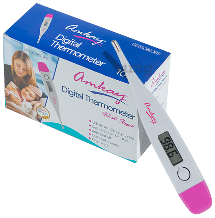 Amkay Digital Thermometer - Quick Results, Body Temperature Measurement