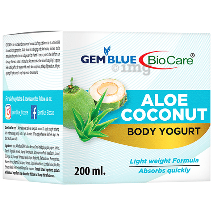 Gemblue Biocare Aloe Coconut Body Yogurt