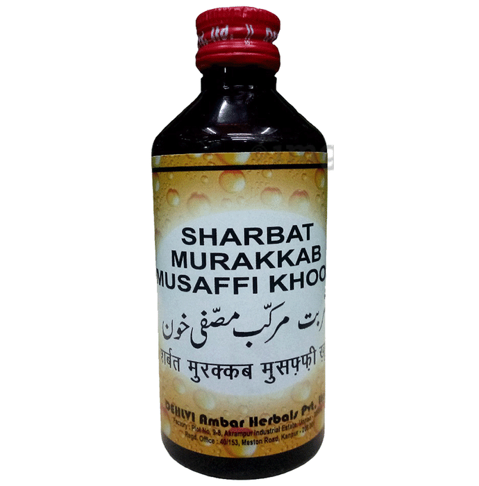 Dehlvi Sharbat Murakkab Musaffi Khoon Liquid (200ml Each)
