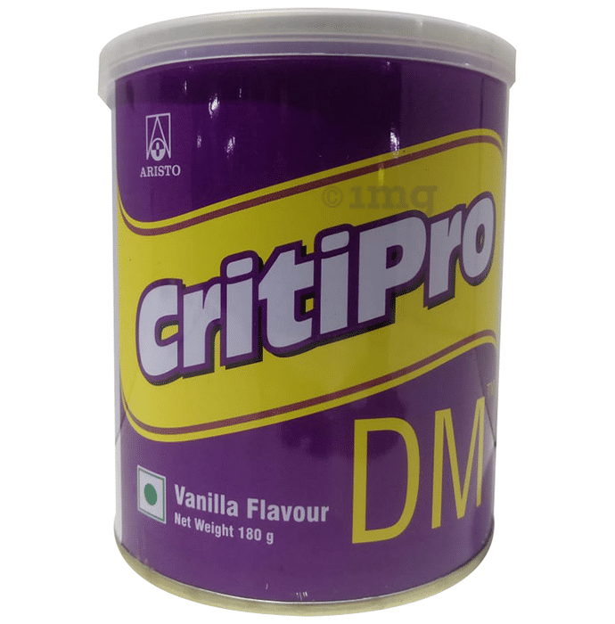 Critipro DM Powder with Whey Protein for Nutritional Support | Flavour Vanilla