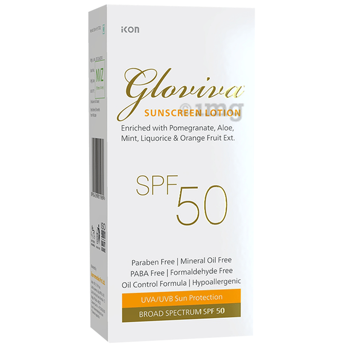 Gloviva SPF 50 Sunscreen Lotion (50ml Each)