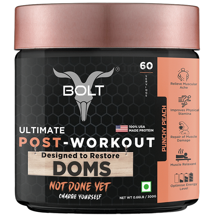 Bolt Ultimate Post - Workout Powder Punchy Peach