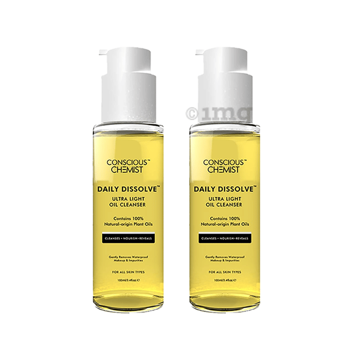 Conscious Chemist Daily Dissolve Ultra Light Oil Cleanser (100ml Each