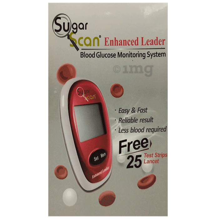 Thyrocare Sugar Scan Glucometer with 25 Strips Free