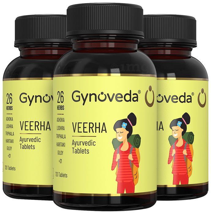 Gynoveda Veerha Ayurvedic Tablet (120 Each)