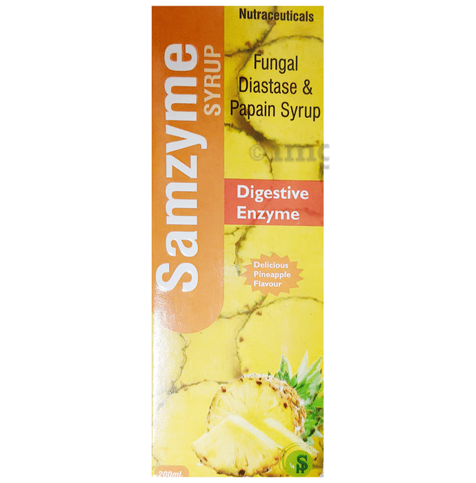 Samzyme Syrup Delicious Pineapple: Buy bottle of 200.0 ml Syrup at best ...