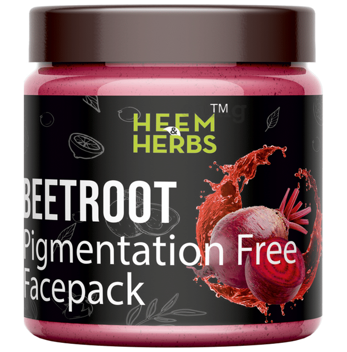 Heem & Herbs Beetroot Pigmentation Free Face Pack (100gm Each)